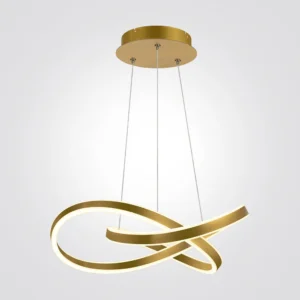 מנורת תלייה אתונה | זהב