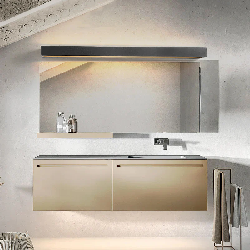 מנורת קיר רון | שחור| פליז| לבן| 30| 60|90 | ס"מ – תמונה 9