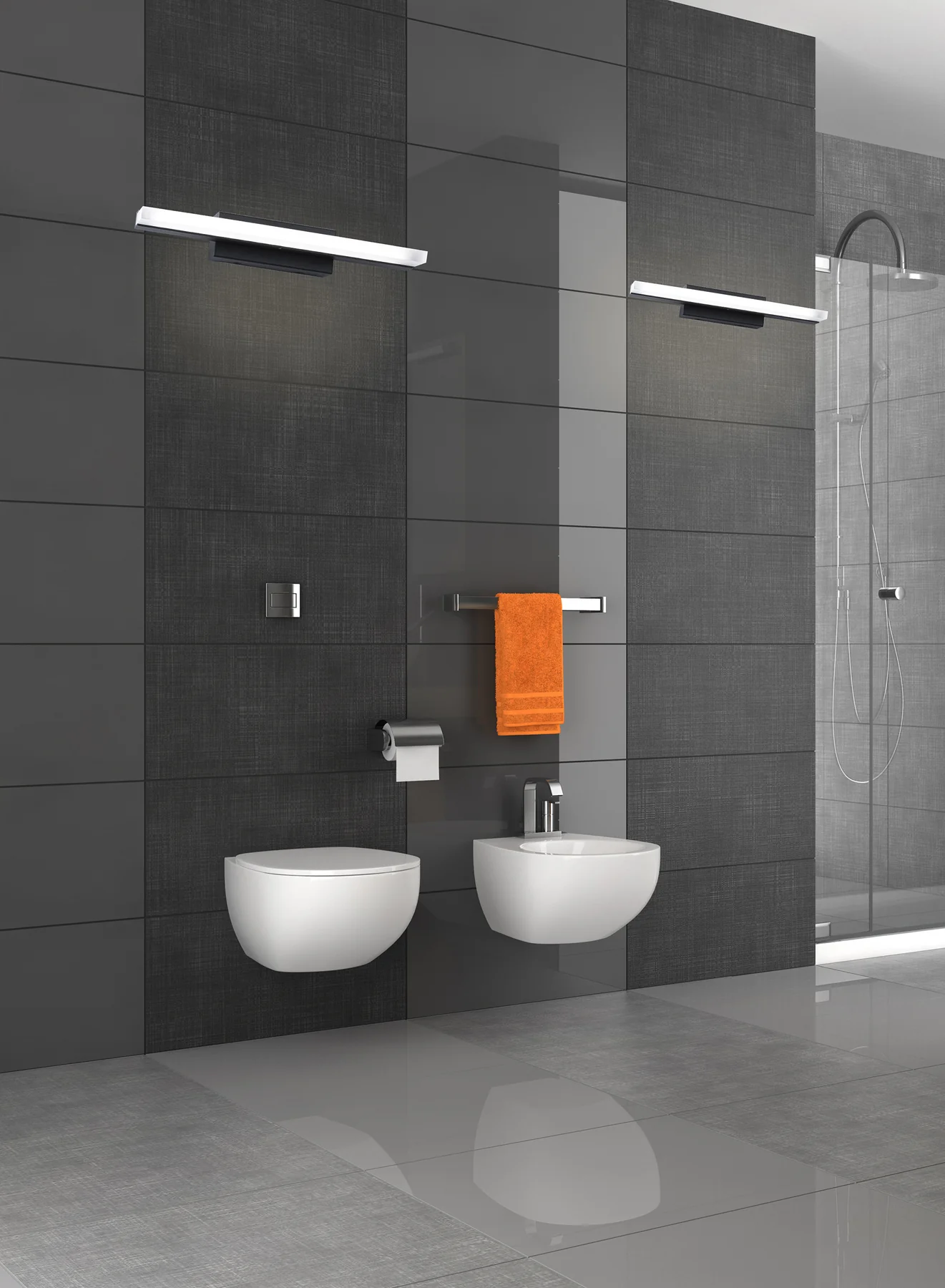 מנורת קיר סאמי לד 10W| 14W| 22W| שחור – תמונה 4